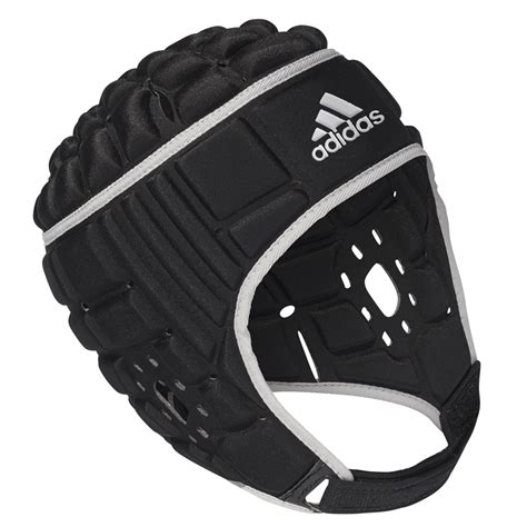 adidas Black/Matte Silver Rugby Scrum Cap Head Guard